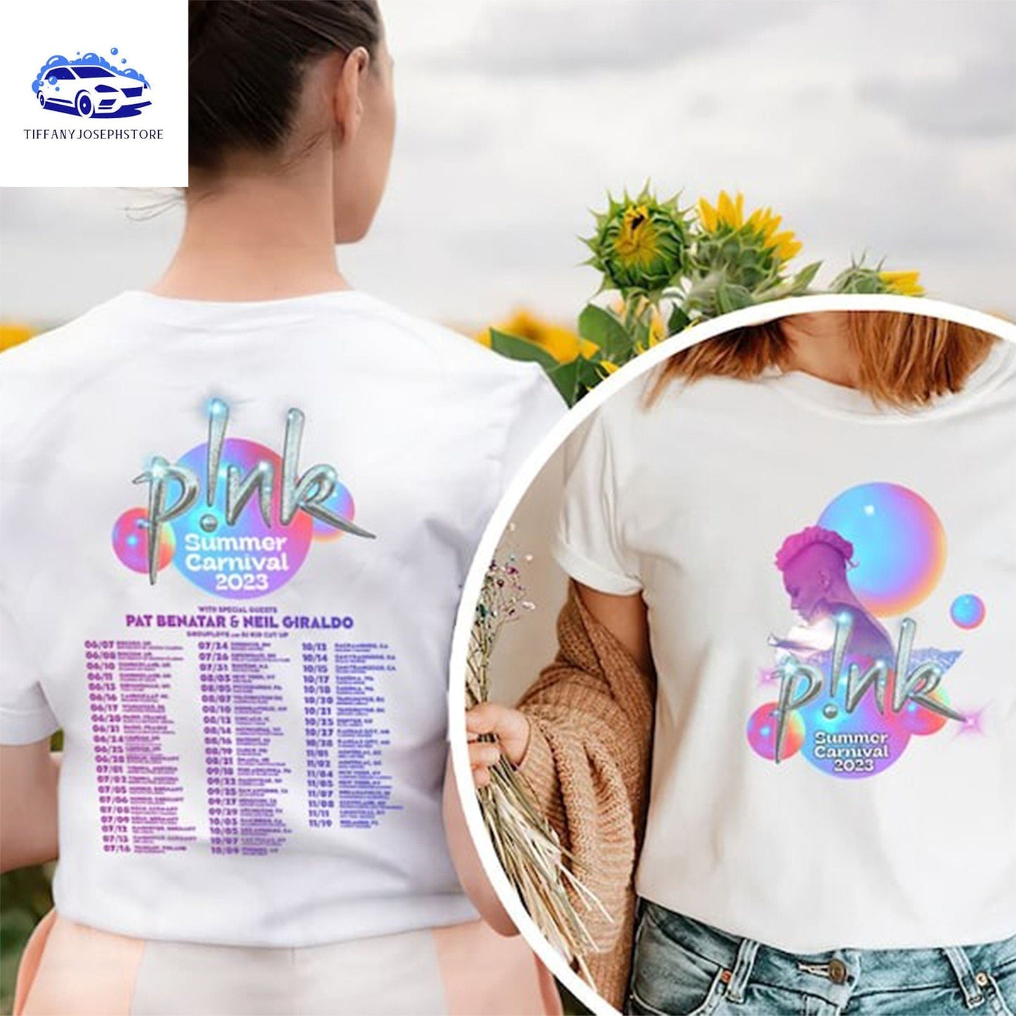 2 Sides P!nk Summer Carnival 2023, Trustfall Album Shirt, Music Festival Shirt