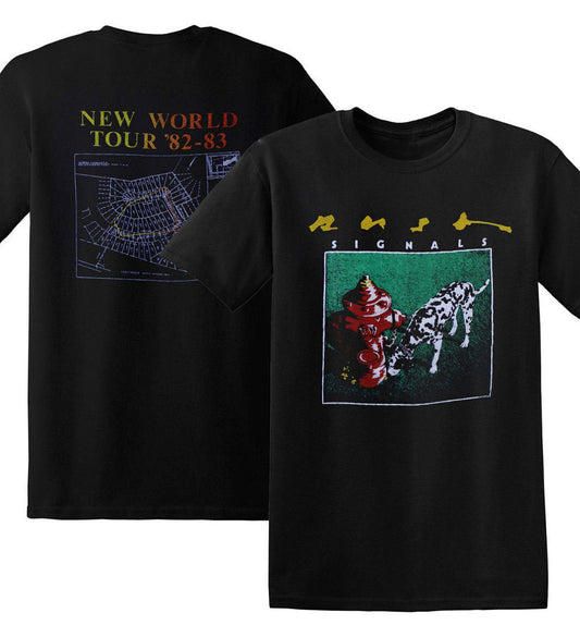 Rush Signals New World Tour Shirt