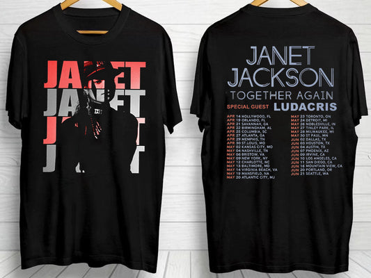 Janet Jackson 2023 Tour T Shirt, Janet Jackson Shirt, Janet Jackson Shirt