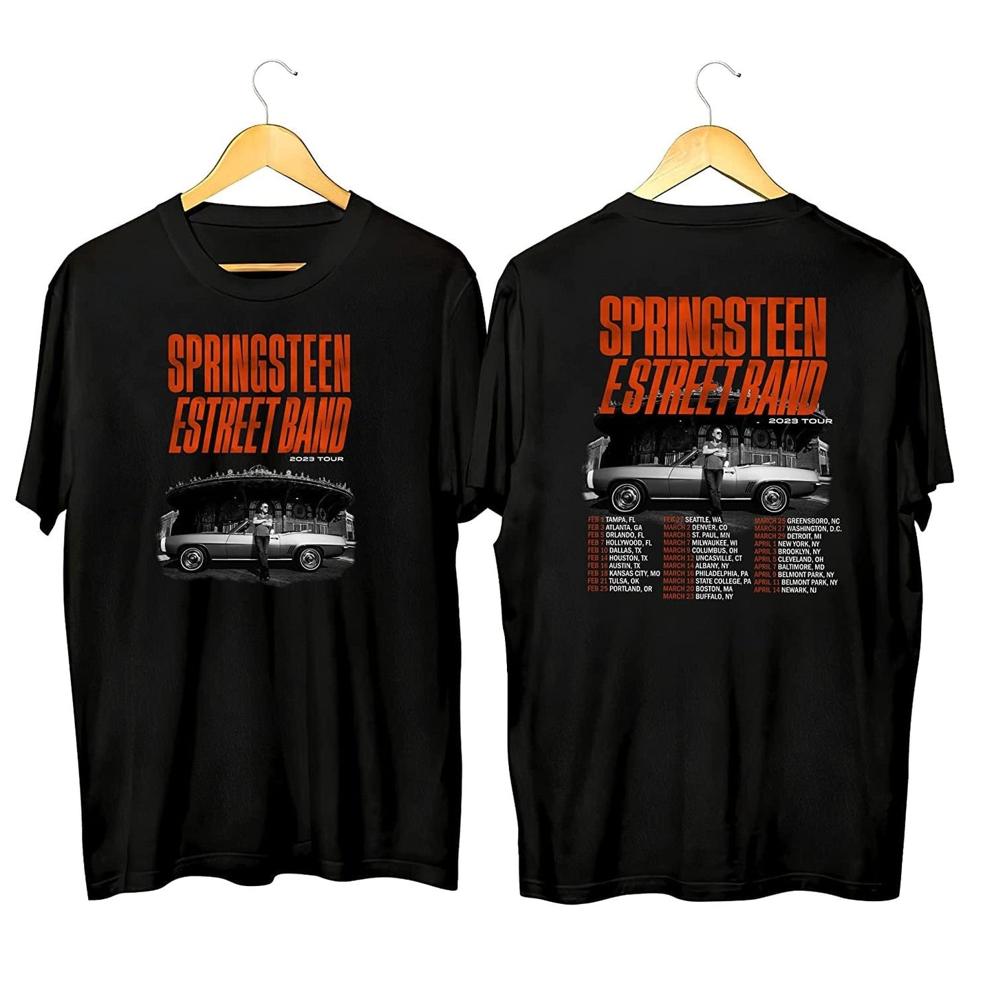 Bruce Springsteen 2023 Tour TShirt,Bruce Springsteen and The E Street Band 2023 Tour T Shirt