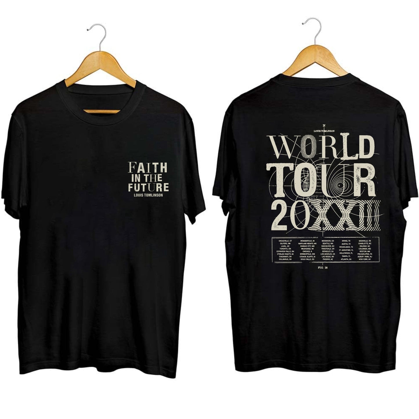 Faith In The Future World Tour 2023 North America Louis Tomlinson T Shirt