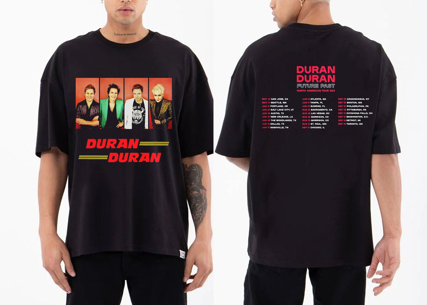 Duran Duran Future Past 2023 Tour Shirt, Duran Duran Vintage T-Shirt