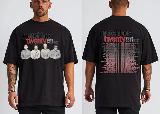 Matchbox Twenty Band T-Shirt, Matchbox Twenty Slow Dream Tour 2023 Shirt