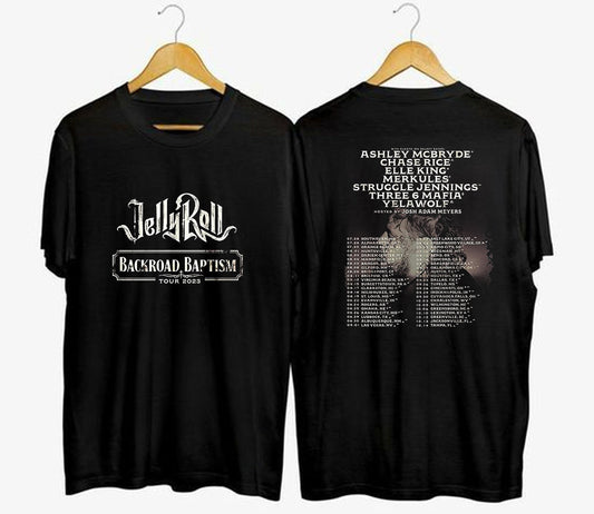 Jelly Roll Backroad Baptism Tour 2023 Shirt, Jelly Roll Tour Shirt