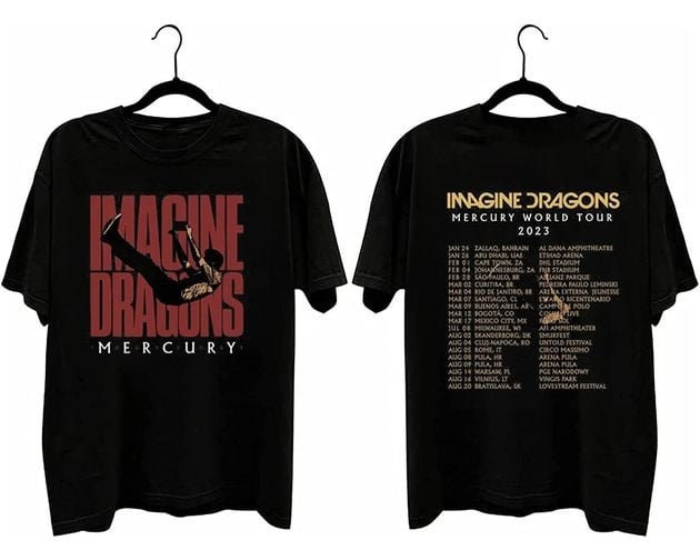 2023 Imagine Dragon Mercury World Tour 2923 Shirt, Imagine Dragon T-Shirt, Mercury Tour 2023
