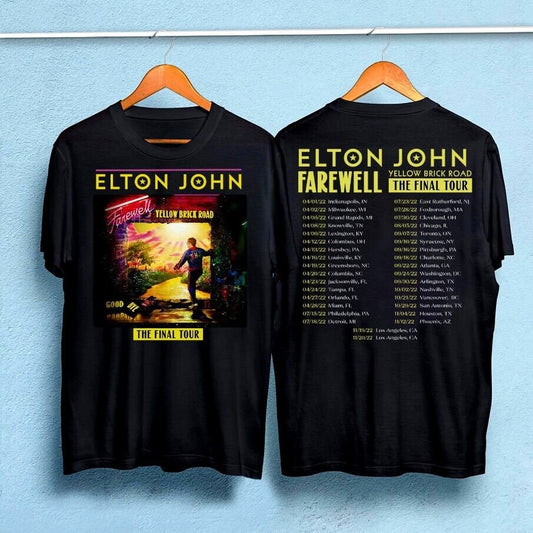 Elton John Farewell Tour Shirt, Yellow Brick Road The Final Tour Shirt, Elton John Shirt