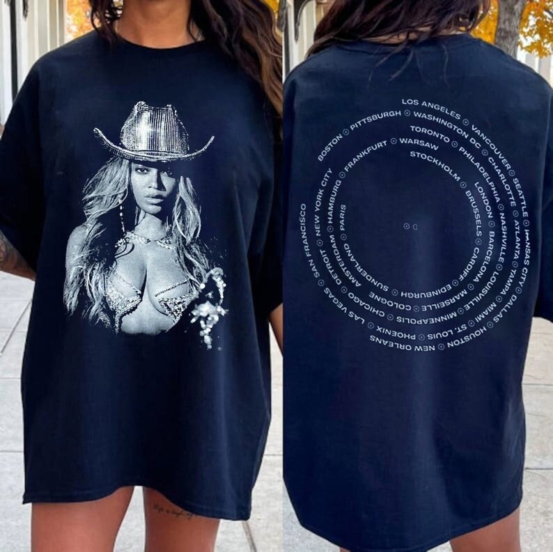 Beyonce Tour 2sides Shirt, Beyonce Tour Shirt, Beyonce Music T-Shirt, Renaissance Album T-shirt
