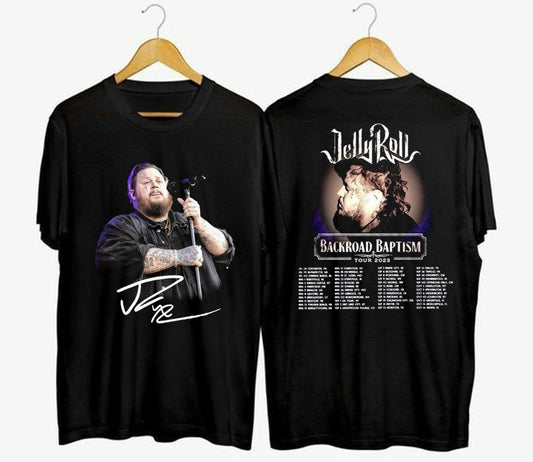 Jelly Roll 2023 Tour Shirt, Backroad Baptism Tour Shirt, Country Music Shirts