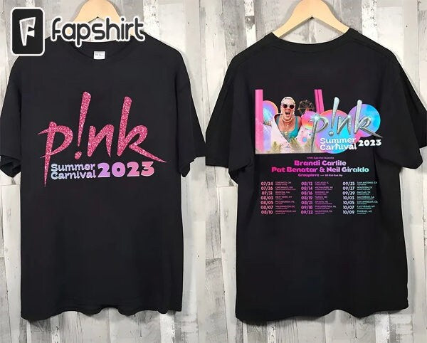P!nk Pink Singer Summer Carnival 2023 Festi Tour T shirt Hoodie Hoody T-shirt, Pink Summer Carnival 2023 Tour Shirt