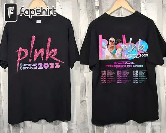 P!nk Pink Singer Summer Carnival 2023 Festi Tour T shirt Hoodie Hoody T-shirt, Pink Summer Carnival 2023 Tour Shirt