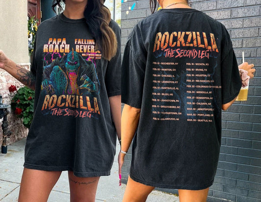 Rockzilla The Second Leg Tour 2023 Shirt