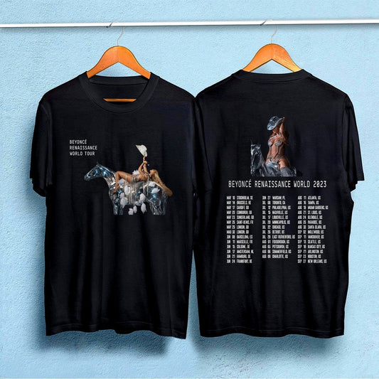 Beyonce Renaissance Tour 2023 T-shirt, Beyonce Tour2023 Two Sided Shirt, Beyonce Merch Shirt