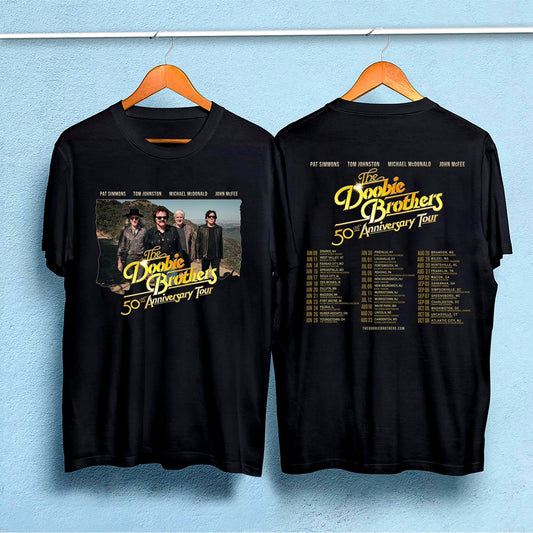 The Doobie Brothers 2023 Tour Shirt, The Doobie Brothers 50th Anniversary Tour Shirt
