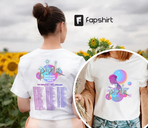 P!nk Pink Summer Carnival 2023 EU Europe Tour shirt, Summer Carnival Tour T-shirt