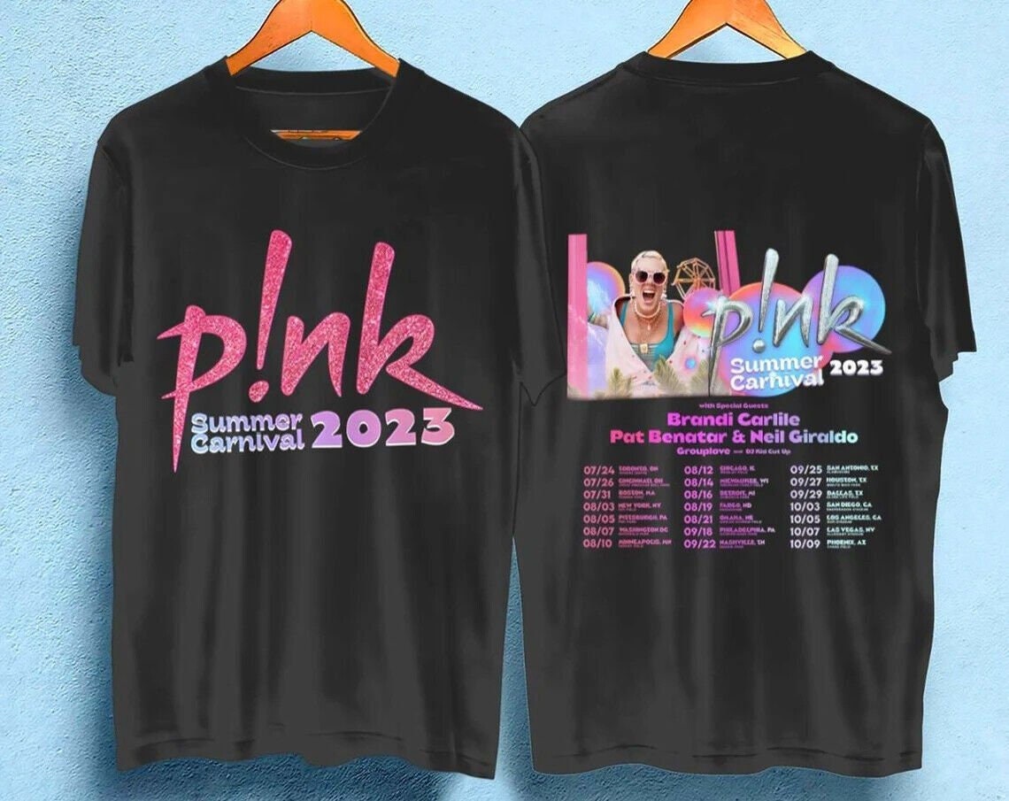 Vintage Pink Summer Carnival Tour 2023 T-Shirt