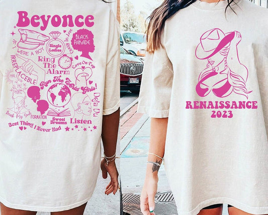 Beyonce Renaissance World Tour Shirt, Beyonce Renaissance 2023 World Tour Shirt, Vintage
