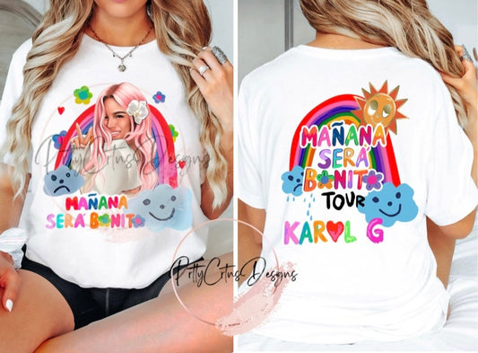 Karol G T-shirts | fans | merch | manana sera mas bonito