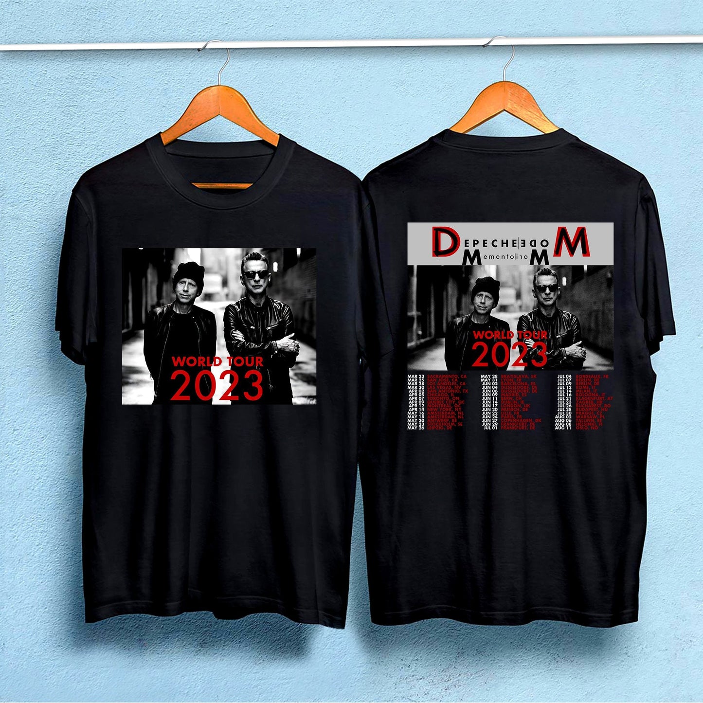 2023 Depeche Mode Violator Tour 2023 T-Shirt, 90s Depeche Mode Rock Band Tour Shirt