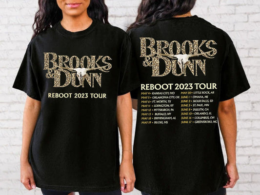 Brooks & Dunn 2023 Tour Date T-Shirt, Brooks And Dunn Shirt, Country music band Shirt