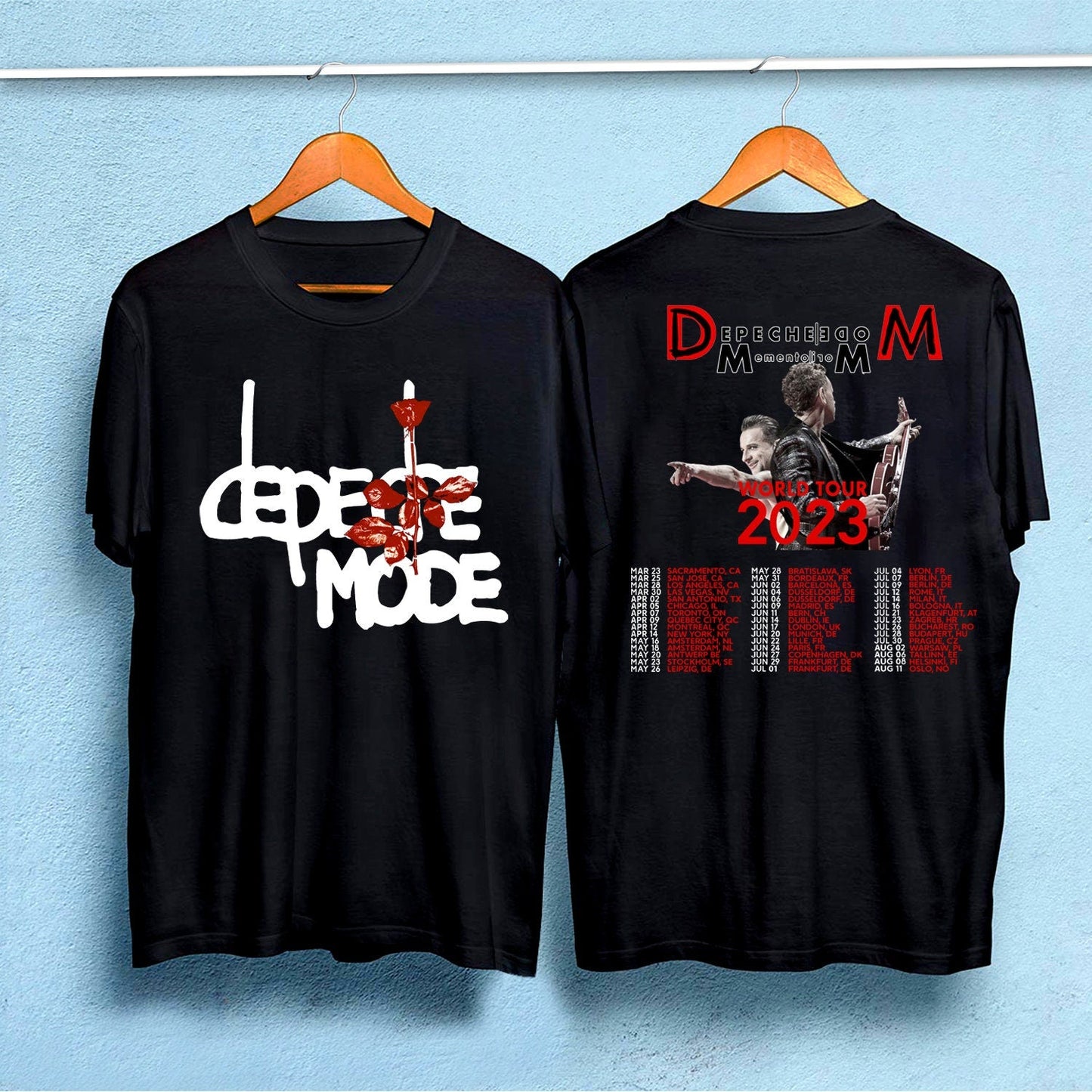 Depeche Mode Memento Mori World Tour Shirt, Depeche Mode Tour 2023 Shirt