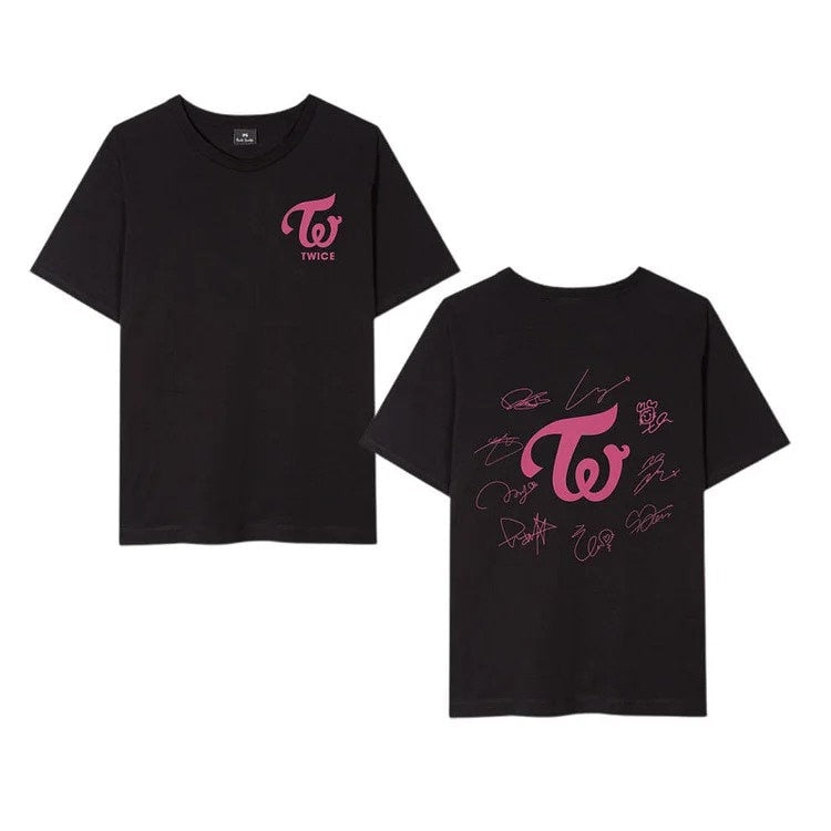 Twice Pocket Shirt,Kpop Group Logo Shirt, TWICE Member Signature Shirt, Nayeon Momo Shirt,Talk That Talk Tshirt