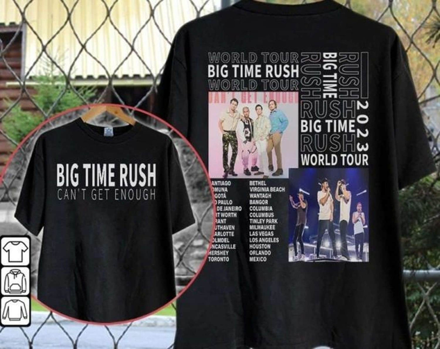 Big Time Rush Band Cant Get Enough Tour Shirt, Big Time Rush Tour 2023 Shirt