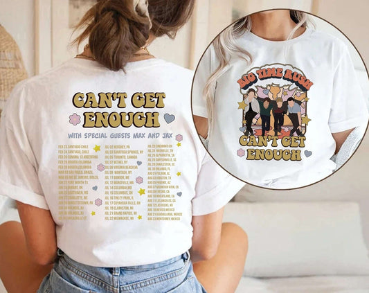 Can't Get Enough Tour 2023 Shirt, Big Time Rush Tour Shirt, BTR Gift for Fan