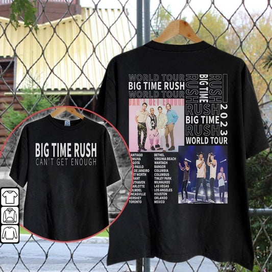 Big Time Rush Band Cant Get Enough Tour Shirt, 2023 Tour Merch