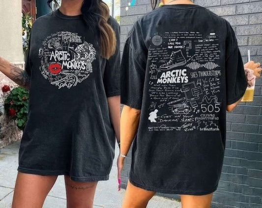 Arctic Monkeys Tour 2023 Vintage T-Shirt, Arctic Monkeys Band Shirt, 2023 Music Concert Tour