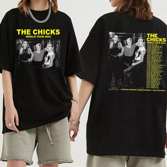 The Chicks 2023 Concert Shirt, The Chicks 2023 World Tour Shirt