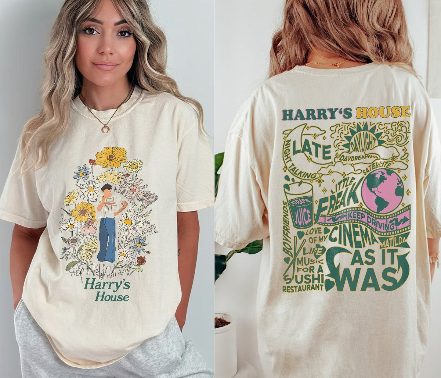 Love On Tour 2023 2 Sides Tshirt, HS Love On Tour 2023 Tee, HS Concert, Harry House Shirt