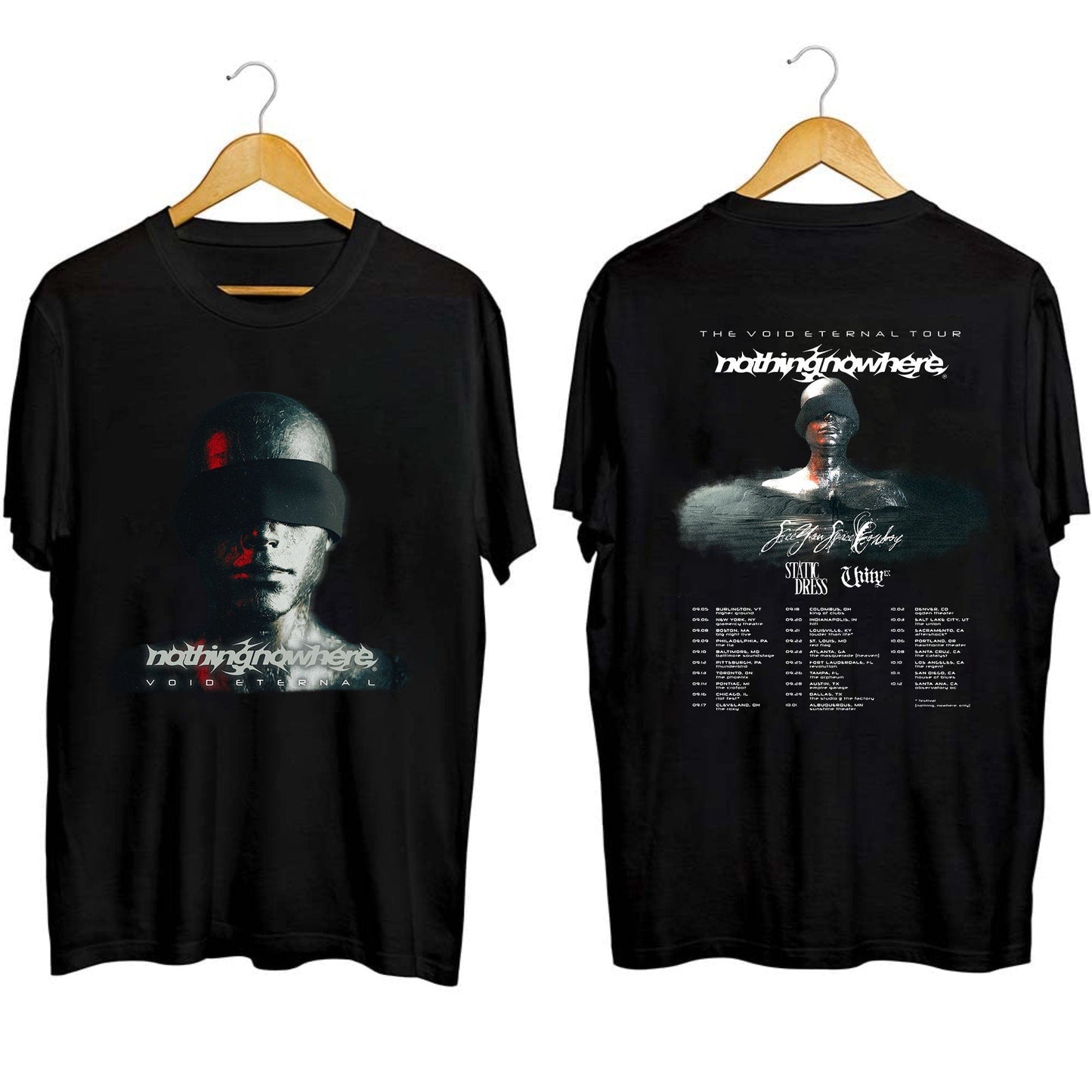 Nothing Nowhere The Void Eternal Tour 2023 Shirt