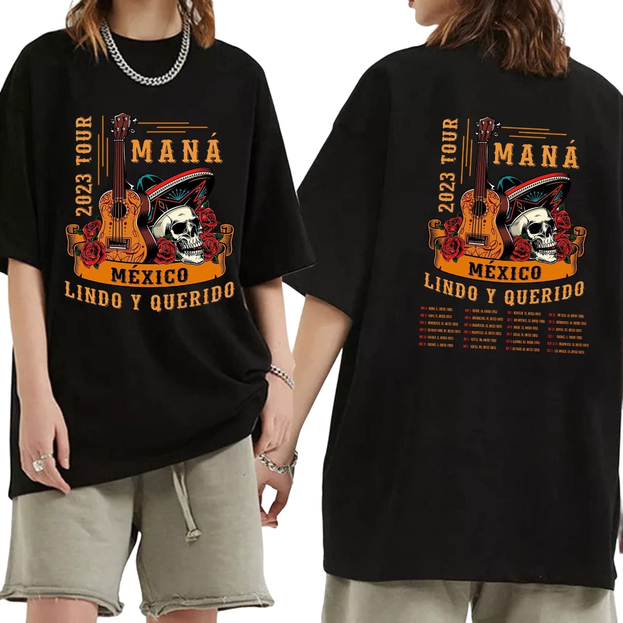 Mana 2023 Mexico Lindo Y Querido Shirt, Mana Tour 2023 Tee