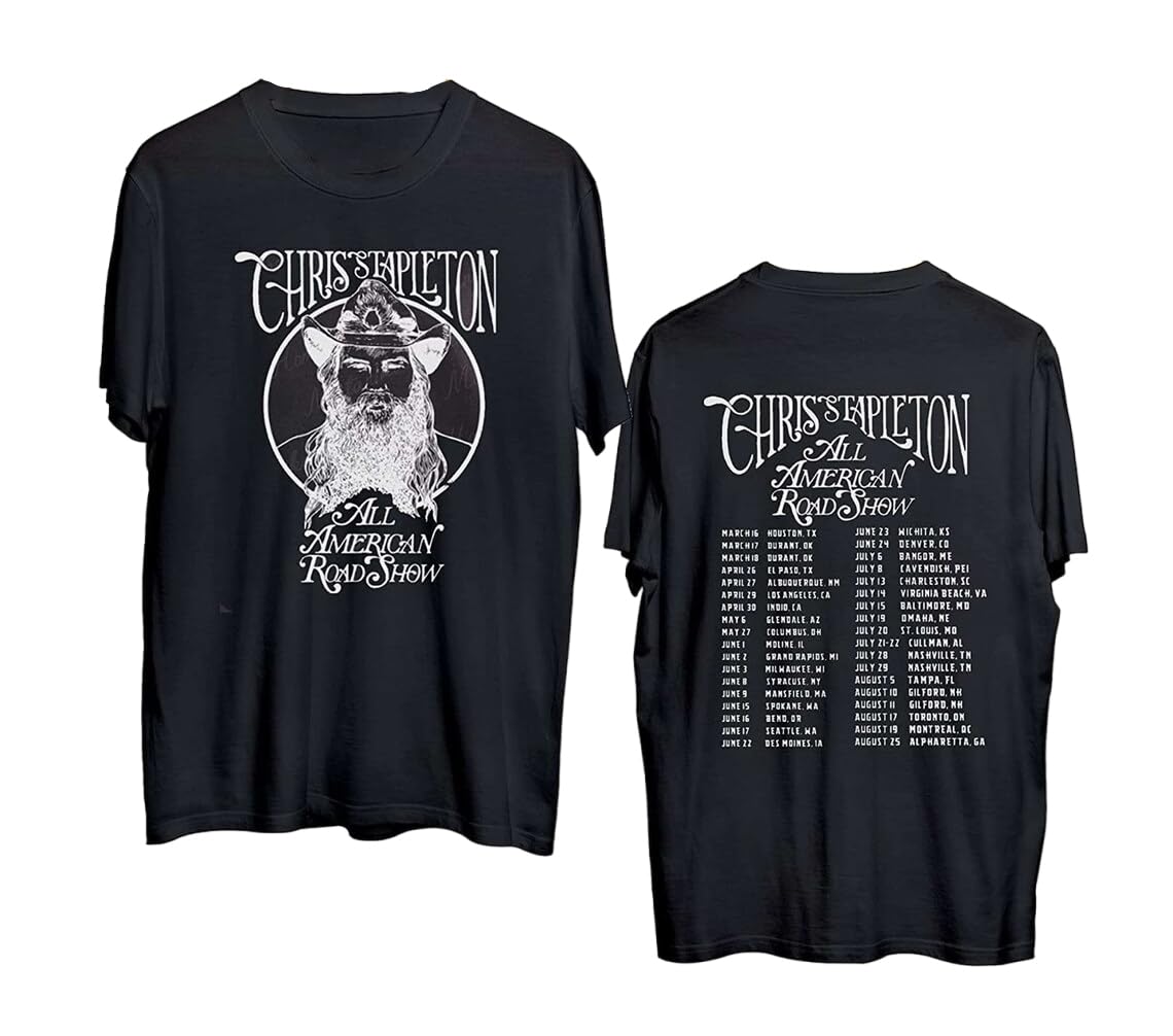 Music Tour Shirt 2023, Music Band Tour 2023 Shirt, Vintage Chris Stapleton Shirt