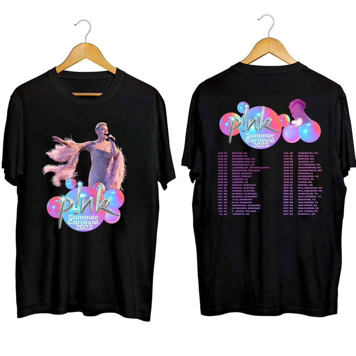 Pink Summer Carnival 2023 Tour Shirt