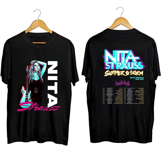 Nita Strauss Summer Storm 2023 Tour Shirt,