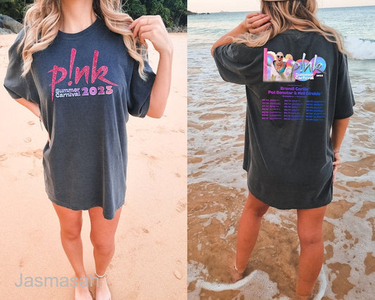 P!nk Pink Singer Summer Carnival 2023 Tour T-Shirt,Trustfall Album Shirt, Music Tour 2023 Shirt