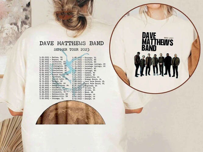 Dave Matthews Band Classic T-Shirt, Dave Matthews Tour 2023, Vintage Dave Matthews Shirt