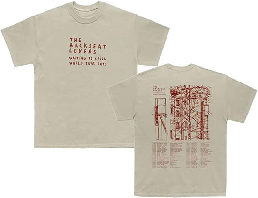 The Backseat Lovers World Tour 2023 Dates Shirt, Music Tour 2023 Shirt