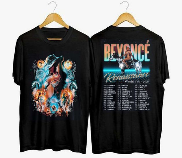 Beyonce Renaissance World Tour 2023 Two Sides Shirt, Renaissance World Tour T-Shirt