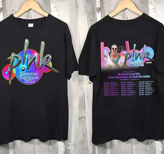 Pink Summer Carnival 2023 T-shirt, Pink Concert! Tour Shirt, P!nk Pink Summer Carnival 2023 EU Europe Tour