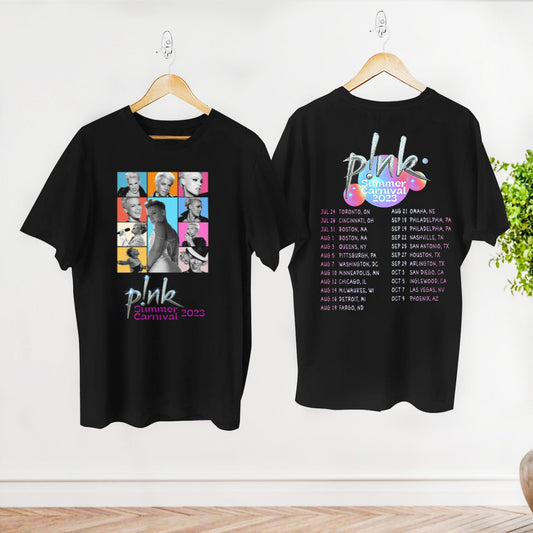 Graphic P!nk Pink Tour 2023 Tshirt, Summer CarnivaL Concert Shirt, Pink Singer Merch,P!nk Pink Fan Gift Shirt