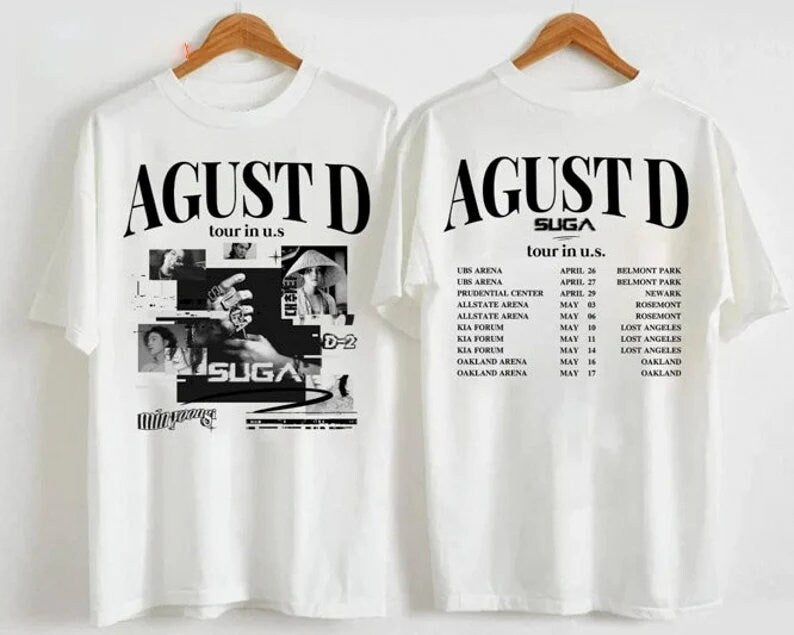 Agust D D Day Tour T-shirt, SUGA D Day Album Shirt