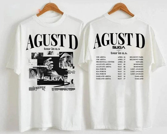 Agust D D Day Tour T-shirt, SUGA D Day Album Shirt