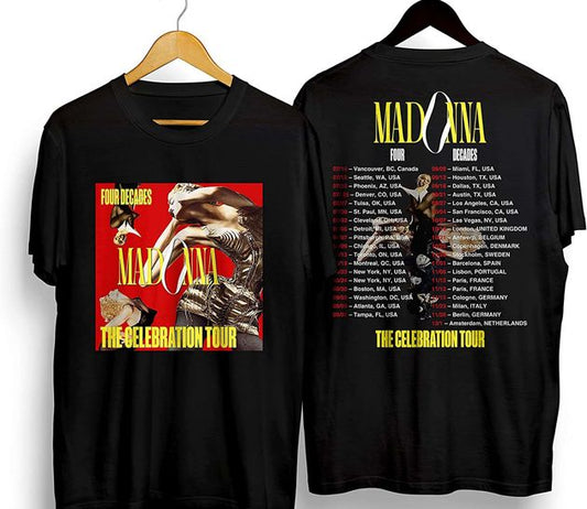 Madonna The Celebration Tour 2023 Shirt, Madonna 2023 Music Tour Shirt