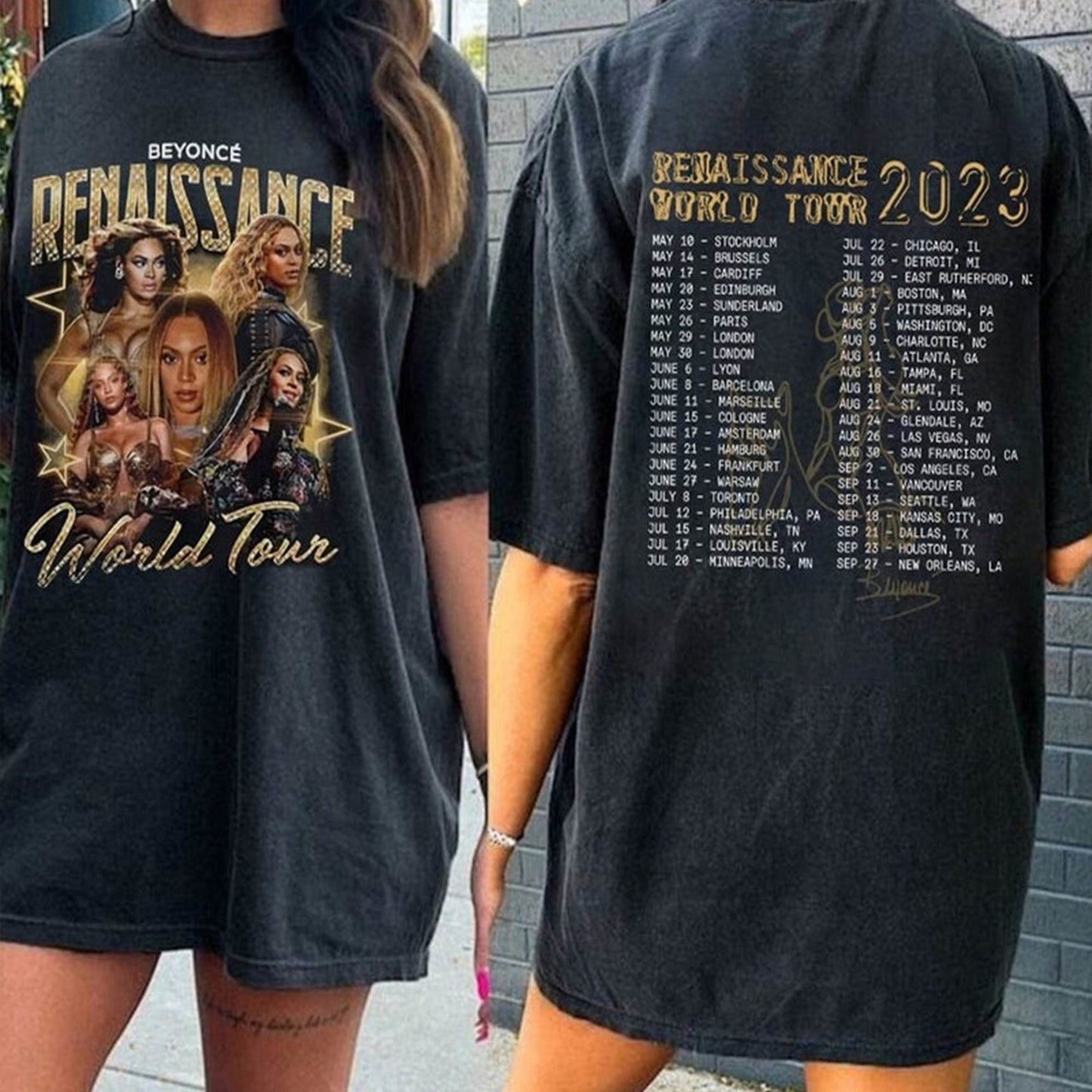 Beyonce Renaissance World Tour 2023 shirt