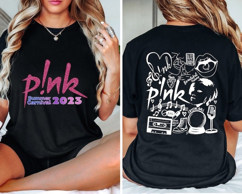 P!nk Pink Singer Summer Carnival 2023 Tour T-Shirt,