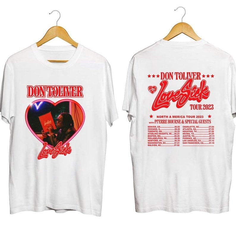Don Toliver Love Sick Tour 2023 Shirt