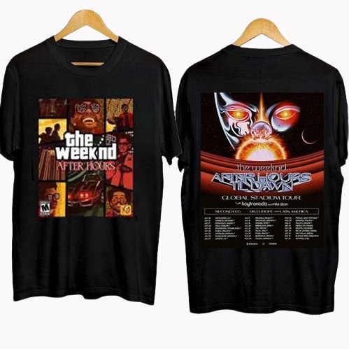 Weeknds Tour 2023 2 Sides Shirt