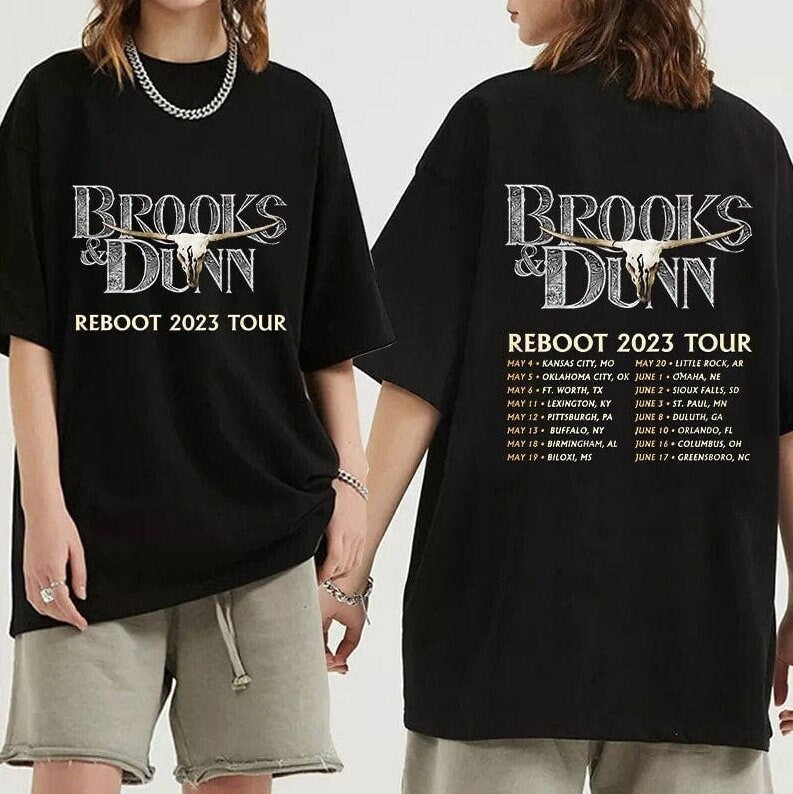 Brooks & Dunn Tour Shirt For Fan, Brooks And Dunn Vintage Country Concert Shirt
